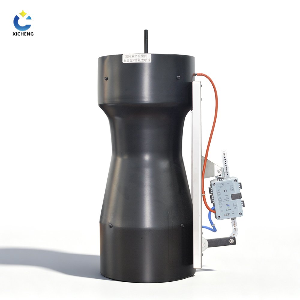 Coated aluminum alloy VAV Venturi air valve with actuator