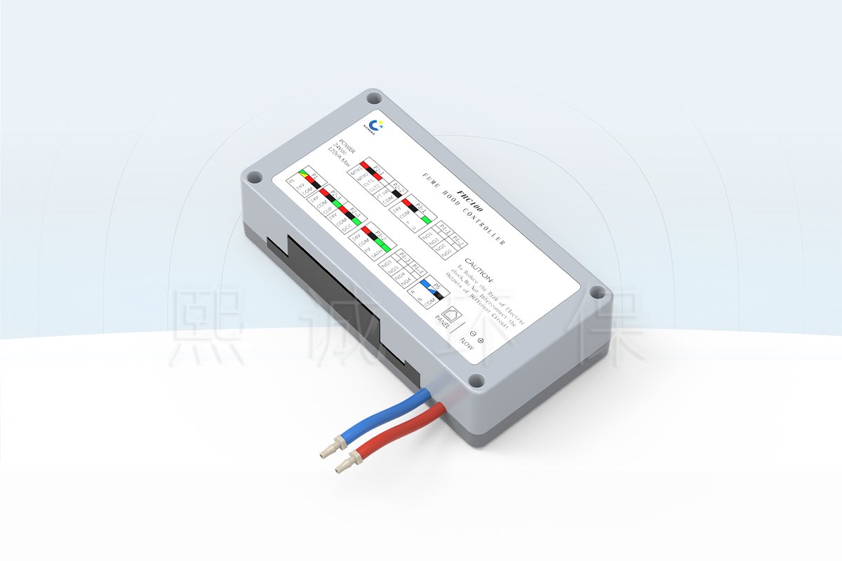Automatic sash fume hood controller for VAV airflow and safety control