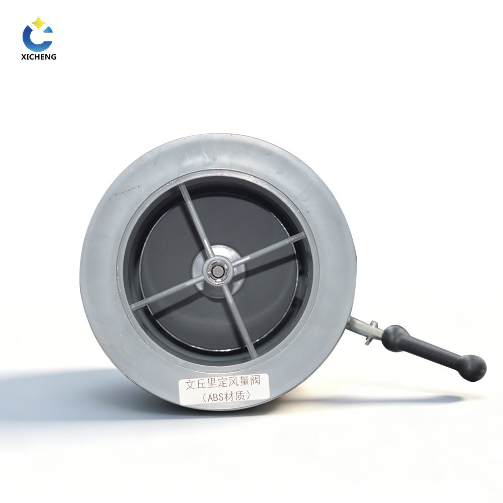 Constant volume Venturi air valve with manual airflow setting mechanism