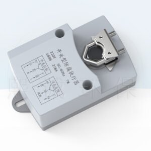 Corrosion-resistant on/off damper actuator with direct shaft clamp