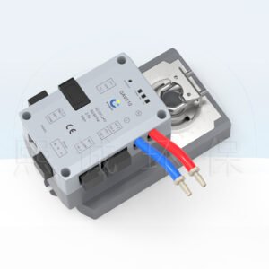 Duct airflow controller with integrated fast VAV actuator