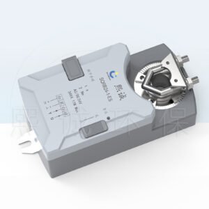 Fast acting damper actuator with direct-coupled shaft clamp