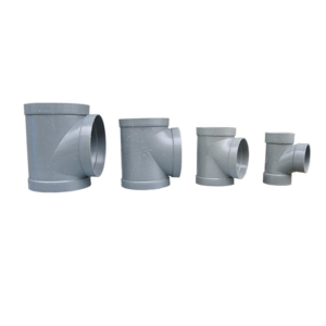 PP PVC ventilation duct fittings for laboratory exhaust branch connections