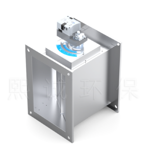 Two-position constant air volume damper with electric actuator