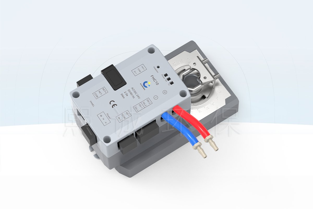 Fume hood controller with integrated VAV actuator
