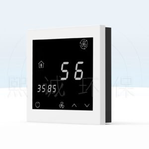 XICHENG 86-type airflow control panel with airflow and damper status display