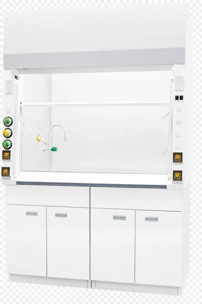 Acid digestion fume hood for high-temperature corrosive exhaust