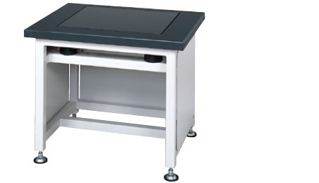 Anti-vibration balance table with a spring and damper support configuration