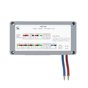 Automatic sash fume hood VAV controller with airflow and safety control interfaces