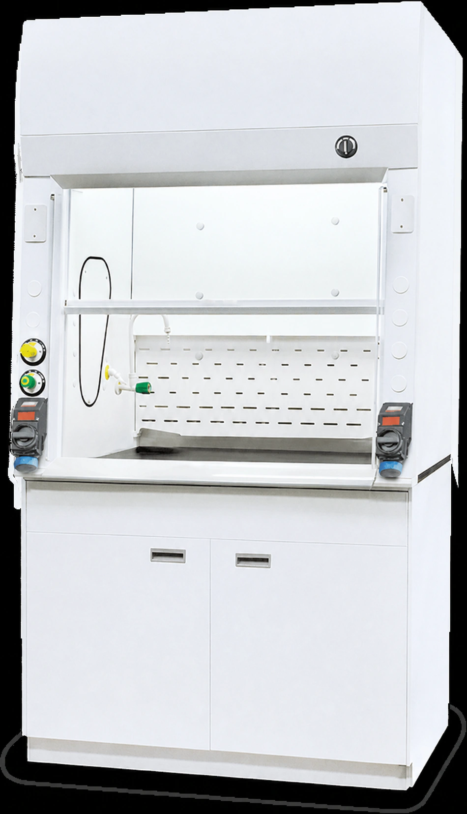 Explosion-proof fume hood for project-defined flammable vapor applications