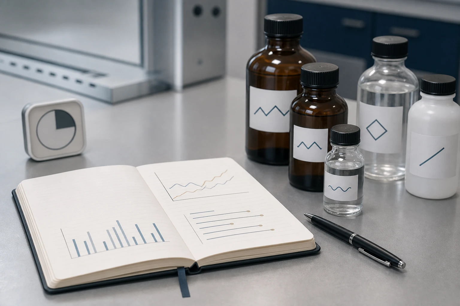 Laboratory task inventory for building a ductless fume hood filter loading baseline