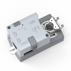Fume hood face velocity controller with integrated rotary damper actuator