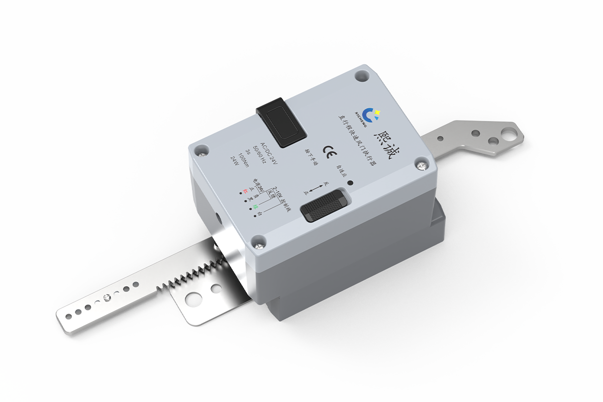 Linear damper actuator with 100 N force and adjustable 100 mm stroke