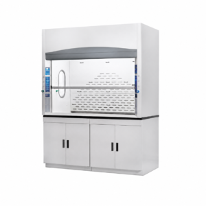 Low-flow high-performance fume hood for energy-efficient laboratory exhaust