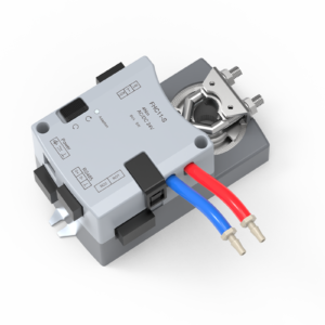 Fume hood sash position controller with integrated VAV damper actuator