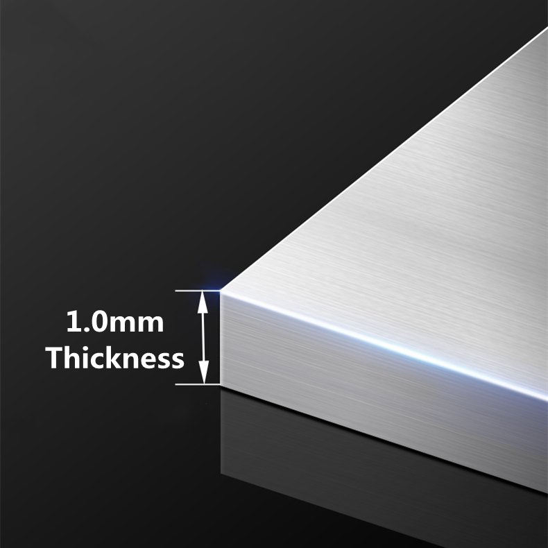One millimeter stainless steel sheet option for laboratory bench cabinet construction