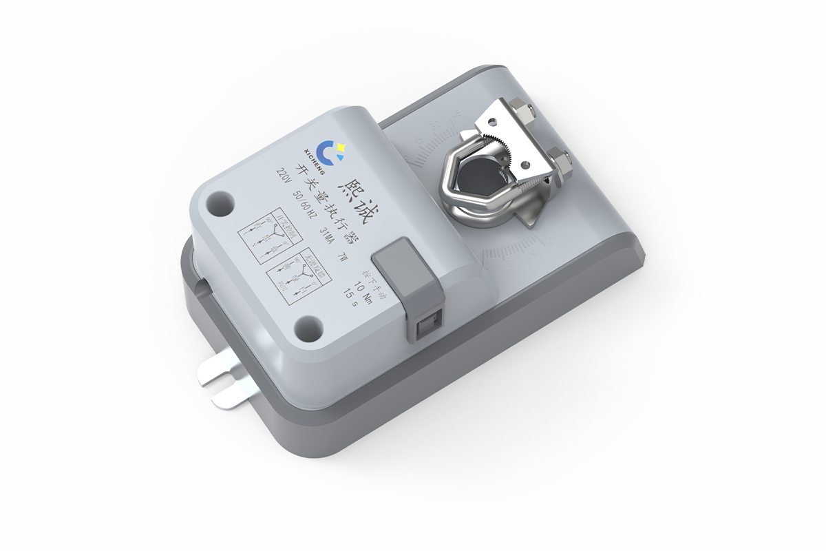 Two-position damper actuator with 10 Nm torque and 15-second travel