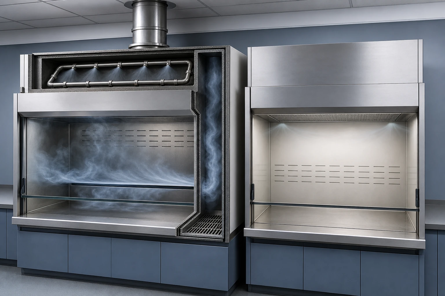 When a ductless fume hood is not the answer - dedicated system paths