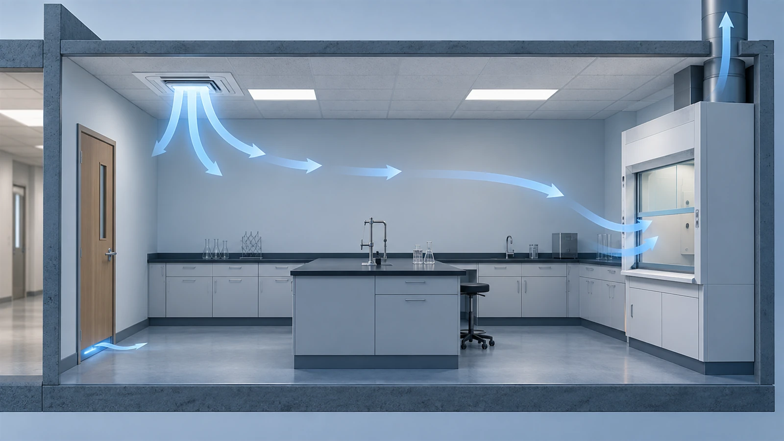 Fume Hood Makeup Air Requirements and Laboratory Pressure Balance