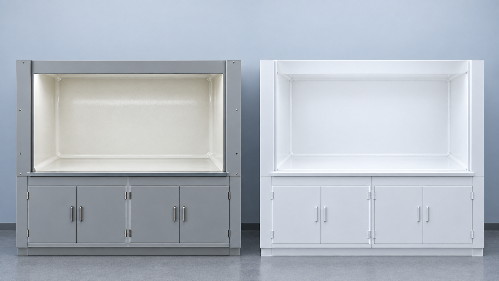 FRP vs PP Fume Hoods: Construction, Chemical Resistance and Project Fit