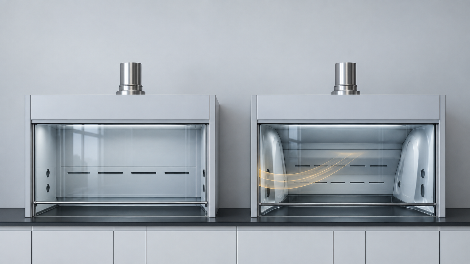 Low-Flow vs Standard Fume Hoods: Containment, Energy and Controls